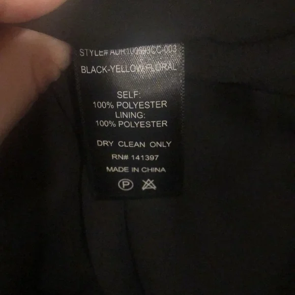 ASTR the label bohemian maxi black yellow floral long sleeve dress - Picture 9 of 14